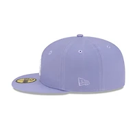 Los Angeles Dodgers Lavender Purple with White Logo Gray UV New Era 59FIFTY Fitted Hat