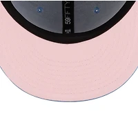 Los Angeles Dodgers Sky Blue with Pink Lips UV New Era 59FIFTY Fitted Hat