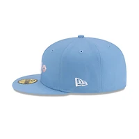 Los Angeles Dodgers Sky Blue with Pink Lips UV New Era 59FIFTY Fitted Hat