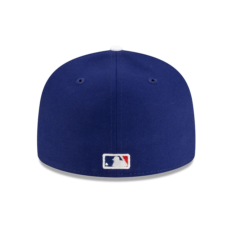 Los Angeles Dodgers Royal Blue Upside Down Logo Gray UV New Era 59FIFTY Fitted Hat