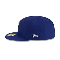 Los Angeles Dodgers Royal Blue Upside Down Logo Gray UV New Era 59FIFTY Fitted Hat