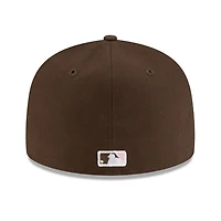 Los Angeles Dodgers Walnut Brown with Pink Heart UV New Era 59FIFTY Fitted Hat