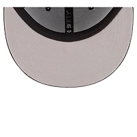 Los Angeles Dodgers Black and White with Rose Gray UV New Era 59FIFTY Fitted Hat