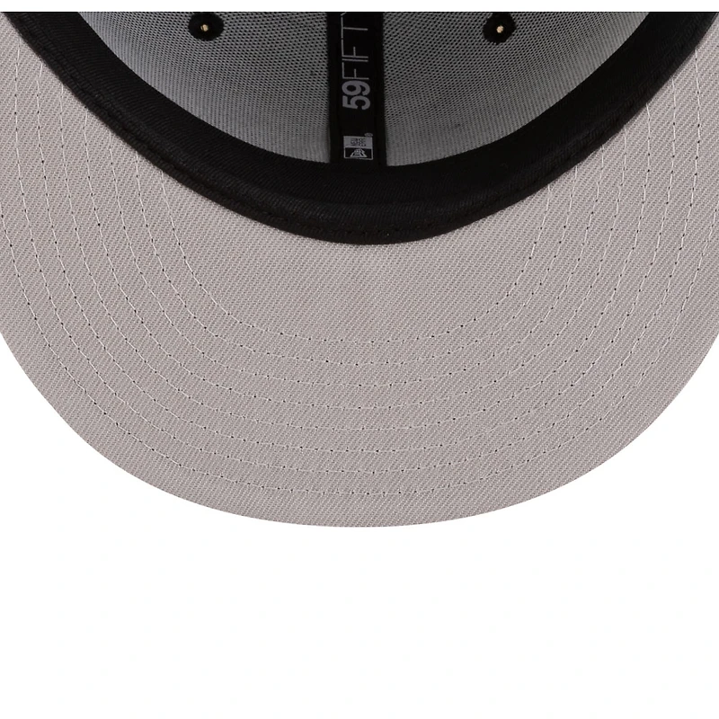 Los Angeles Dodgers Black and Walnut Brown 2Tone Gray UV New Era 59FIFTY Fitted Hat