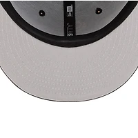 Chicago White Sox Black with Red Logo Gray UV New Era 59FIFTY Fitted Hat