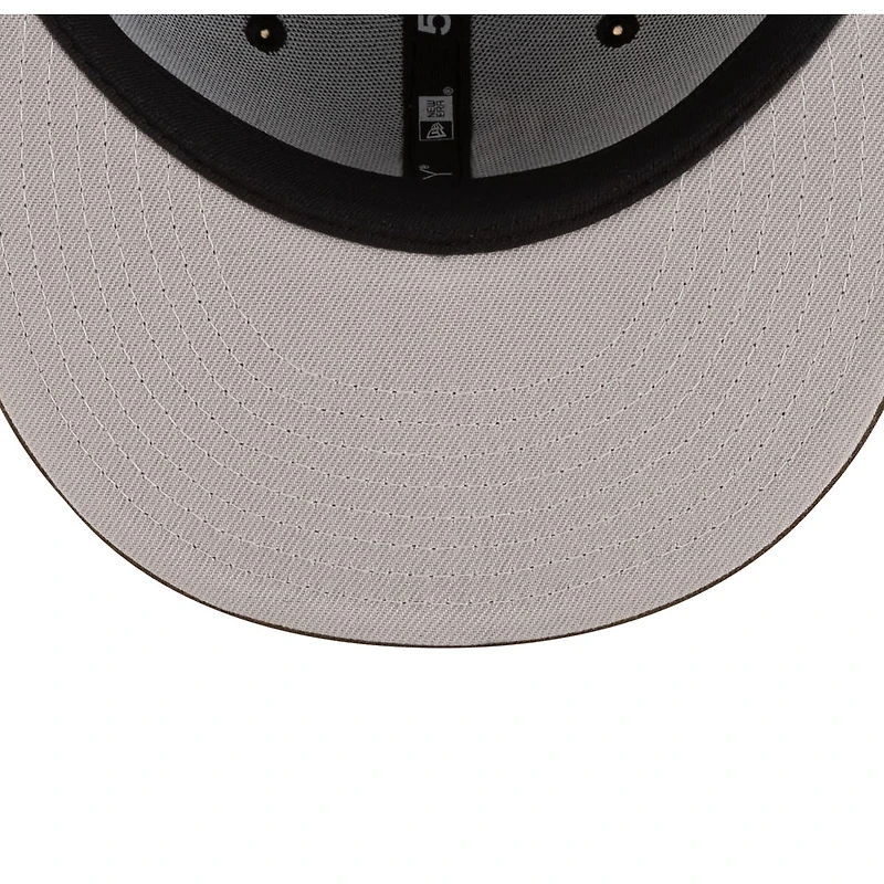 Chicago White Sox Black and Walnut Brown 2Tone Gray UV New Era 59FIFTY Fitted Hat