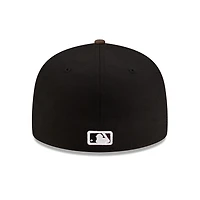 Chicago White Sox Black and Walnut Brown 2Tone Gray UV New Era 59FIFTY Fitted Hat