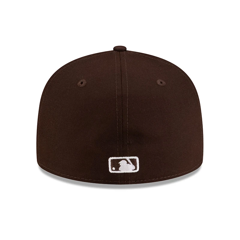 Chicago White Sox Burnt Wood Brown with Logo Gray UV New Era 59FIFTY Fitted Hat