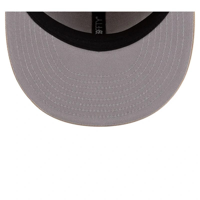 Chicago White Sox Camel Brown with Logo Gray UV New Era 59FIFTY Fitted Hat