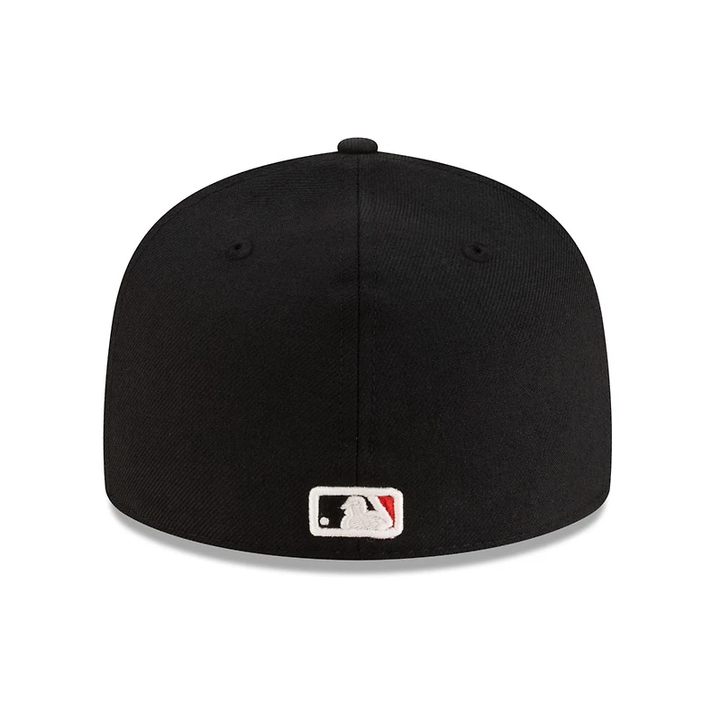 Los Angeles Dodgers Black with Red Heart Gray UV New Era 59FIFTY Fitted Hat
