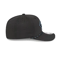Utah Mammoth Black with Blue Logo Performance Roper New Era 9SEVENTY Stretch Snap