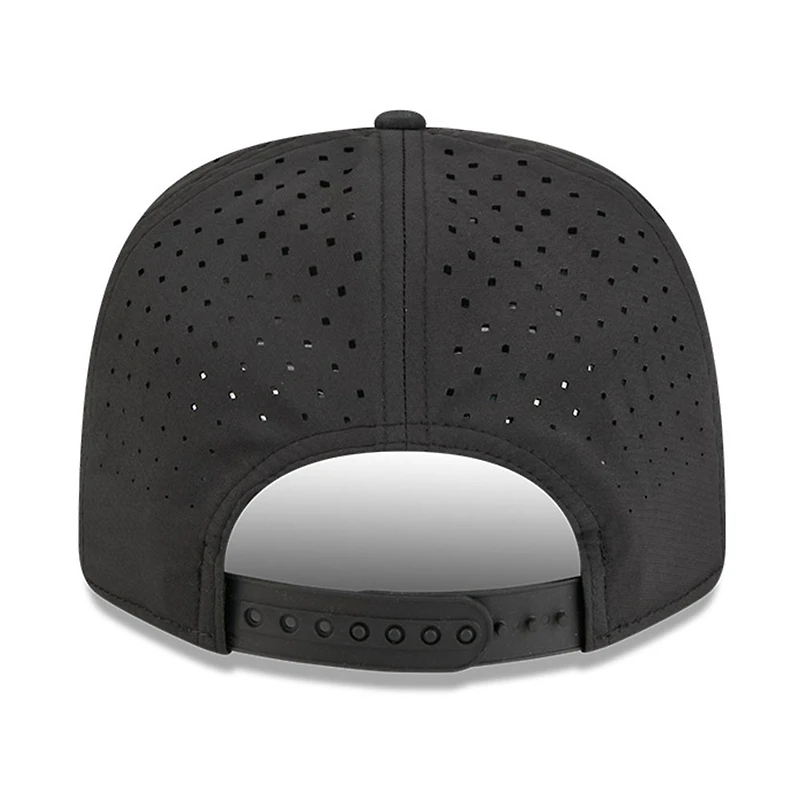 Utah Mammoth Black with Blue Logo Performance Roper New Era 9SEVENTY Stretch Snap