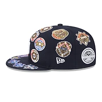 New York Yankees Navy All Over Patches New Era 9FIFTY Snapback Hat