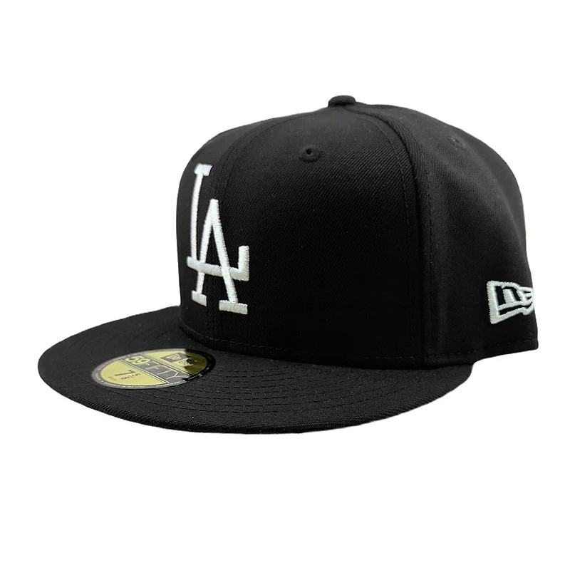Los Angeles Dodgers Black and Silver Viva Patch Icy Blue UV New Era 59FIFTY Fitted Hat
