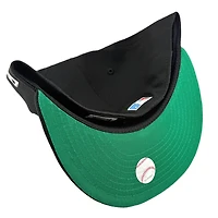 Los Angeles Dodgers Black and White Upside Down 40th Anniversary Patch Green UV New Era 59FIFTY Fitted Hat