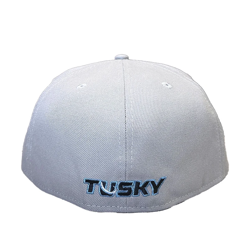 Utah Mammoth Gray and Black 2Tone Tusky on Skates NHL New Era 59FIFTY Fitted Hat