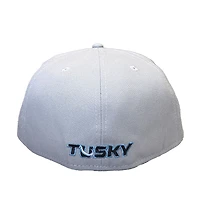 Utah Mammoth Gray and Black 2Tone Tusky on Skates NHL New Era 59FIFTY Fitted Hat