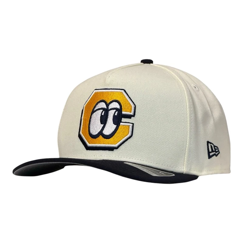 Chattanooga Lookouts Chrome and Navy 2004 ASG Patch New Era 9FIFTY A-Frame Snapback Hat