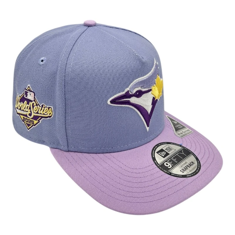 Toronto Blue Jays Lavender 2025 World Series Patch New Era 9FIFTY A-Frame Snapback Hat