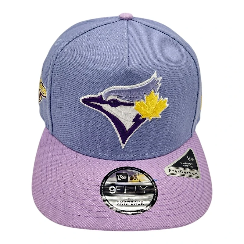 Toronto Blue Jays Lavender 2025 World Series Patch New Era 9FIFTY A-Frame Snapback Hat