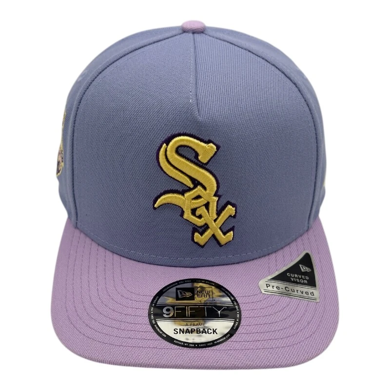 Chicago White Sox Lavender 125th Anniversary Patch New Era 9FIFTY A-Frame Snapback Hat
