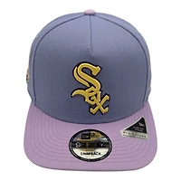 Chicago White Sox Lavender 125th Anniversary Patch New Era 9FIFTY A-Frame Snapback Hat
