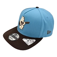 Chicago Cubs Light Blue and Brown New Era 9FIFTY A-Frame Snapback Hat
