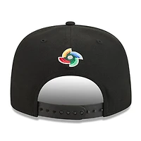 Puerto Rico Black Yaucromatic 2026 World Baseball Classic WBC New Era 9FIFTY A-Frame Snapback Hat