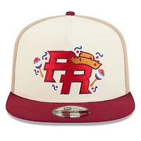 Puerto Rico Light Beige and Red "Salsa" 2026 World Baseball Classic WBC New Era 9FIFTY A-Frame Snapback Hat