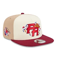 Puerto Rico Light Beige and Red "Salsa" 2026 World Baseball Classic WBC New Era 9FIFTY A-Frame Snapback Hat