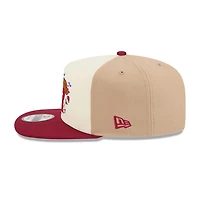 Puerto Rico Light Beige and Red "Salsa" 2026 World Baseball Classic WBC New Era 9FIFTY A-Frame Snapback Hat