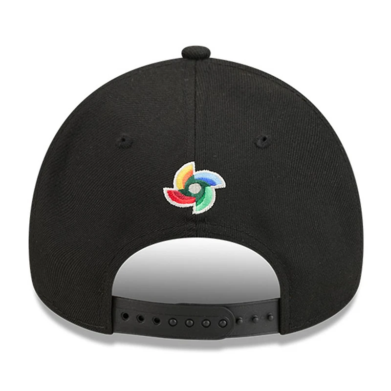 Puerto Rico Black Yaucromatic 2026 World Baseball Classic WBC New Era 9FORTY A-Frame Snapback Hat