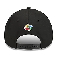 Puerto Rico Black Yaucromatic 2026 World Baseball Classic WBC New Era 9FORTY A-Frame Snapback Hat