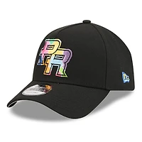 Puerto Rico Black Yaucromatic 2026 World Baseball Classic WBC New Era 9FORTY A-Frame Snapback Hat