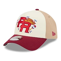 Puerto Rico Light Beige and Red "Salsa" 2026 World Baseball Classic WBC New Era 9FORTY A-Frame Snapback Hat