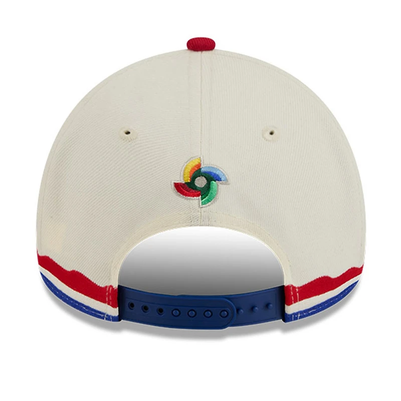Puerto Rico Chrome and Royal Blue Jíbara 2026 World Baseball Classic WBC New Era 9FORTY A-Frame Snapback Hat