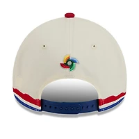 Puerto Rico Chrome and Royal Blue Jíbara 2026 World Baseball Classic WBC New Era 9FORTY A-Frame Snapback Hat