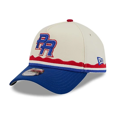 Puerto Rico Chrome and Royal Blue Jíbara 2026 World Baseball Classic WBC New Era 9FORTY A-Frame Snapback Hat