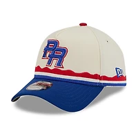 Puerto Rico Chrome and Royal Blue Jíbara 2026 World Baseball Classic WBC New Era 9FORTY A-Frame Snapback Hat