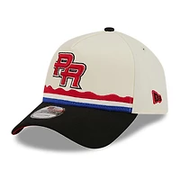 Puerto Rico Chrome and Black Jíbara 2026 World Baseball Classic WBC New Era 9FORTY A-Frame Snapback Hat