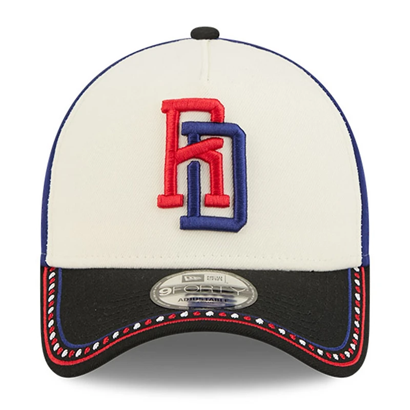 Dominican Republic Two Tone 2026 World Baseball Classic WBC New Era 9FORTY A-Frame Snapback Hat