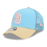 Dominican Republic Flamingo Blue Trucker 2026 World Baseball Classic WBC New Era 9FORTY A-Frame Snapback Hat