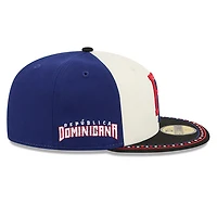 Dominican Republic Two-Tone Navy 2026 World Baseball Classic WBC New Era 59FIFTY Fitted Hat