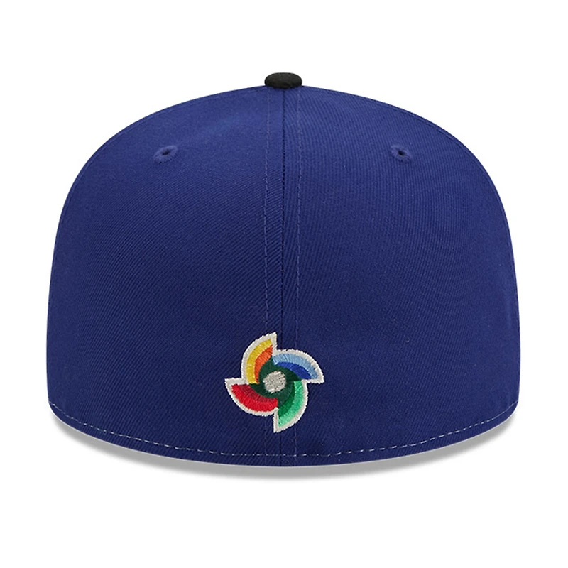 Dominican Republic Two-Tone Navy 2026 World Baseball Classic WBC New Era 59FIFTY Fitted Hat