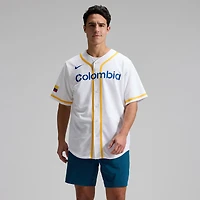 Team Colombia White Blank 2026 World Baseball Classic WBC Nike Home Stadium Jersey