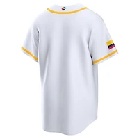 Team Colombia White Blank 2026 World Baseball Classic WBC Nike Home Stadium Jersey