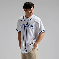 Team Brazil White Blank 2026 World Baseball Classic WBC Nike Home Stadium Jersey