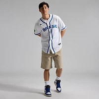 Team Brazil White Blank 2026 World Baseball Classic WBC Nike Home Stadium Jersey