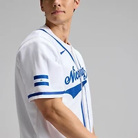 Team Nicaragua White Blank 2026 World Baseball Classic WBC Nike Home Stadium Jersey