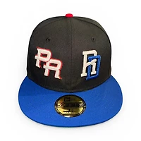 Puerto Rico x Dominican Republic Black and Royal WBC World Baseball Classic New Era 59FIFTY Fitted Hat